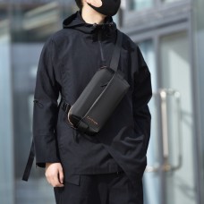 Текстильна сумка слінг чорного кольору Confident ATN02-Z0344A - Royalbag