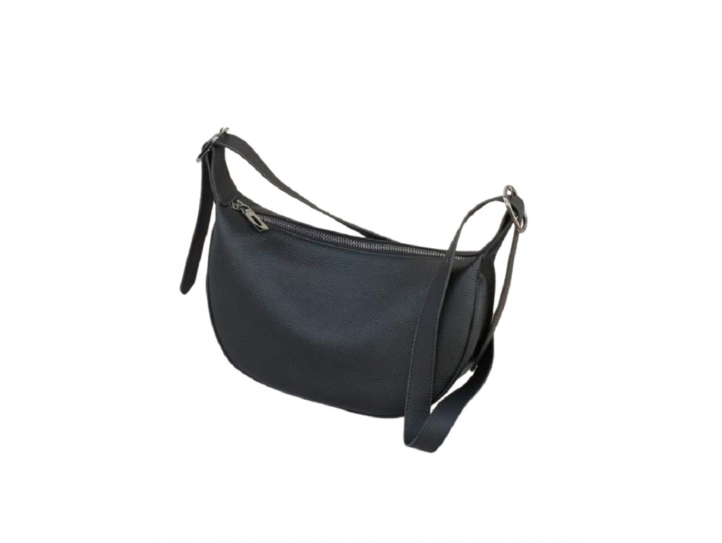 Жіноча чорна маленька чорна сумка Olivia Leather B24-W-6599A - Royalbag Фото 1