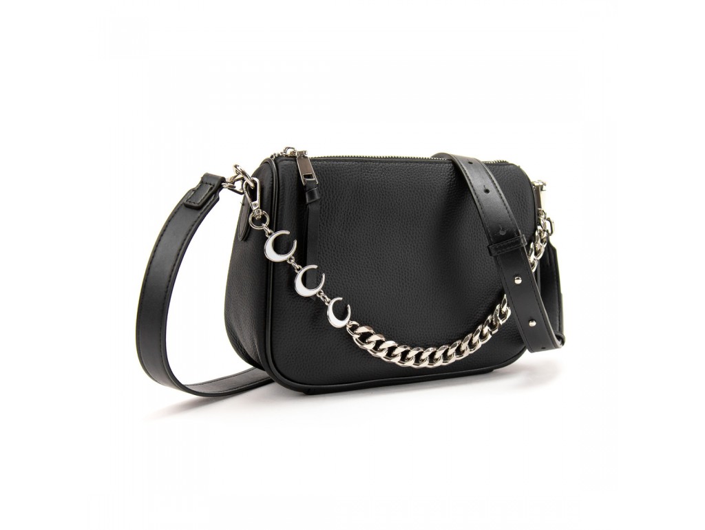 Элегантная кожаная сумочка с цепочкой Olivia Leather B24-W-99130A - Royalbag