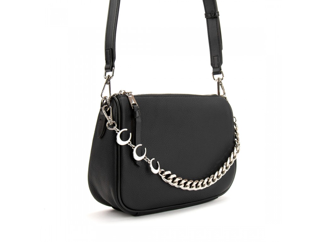 Елегантна шкіряна сумочка з ланцюжком Olivia Leather B24-W-99130A - Royalbag