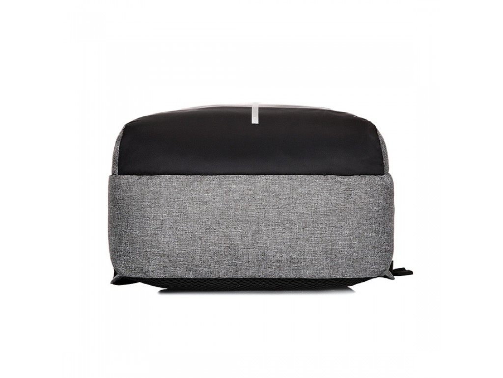 Текстильный большой серый мужской рюкзак для ноутбука Tiding Bag BPT01-CV-9006G - Royalbag