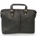 Стильна сумка для ноутбука Tiding Bag D4-004A із натуральної кінської шкіри чорного кольору - Royalbag Фото 4