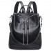 Жіночий чорний шкіряний рюкзак Olivia Leather F-FL-NWBP27-011A - Royalbag Фото 4