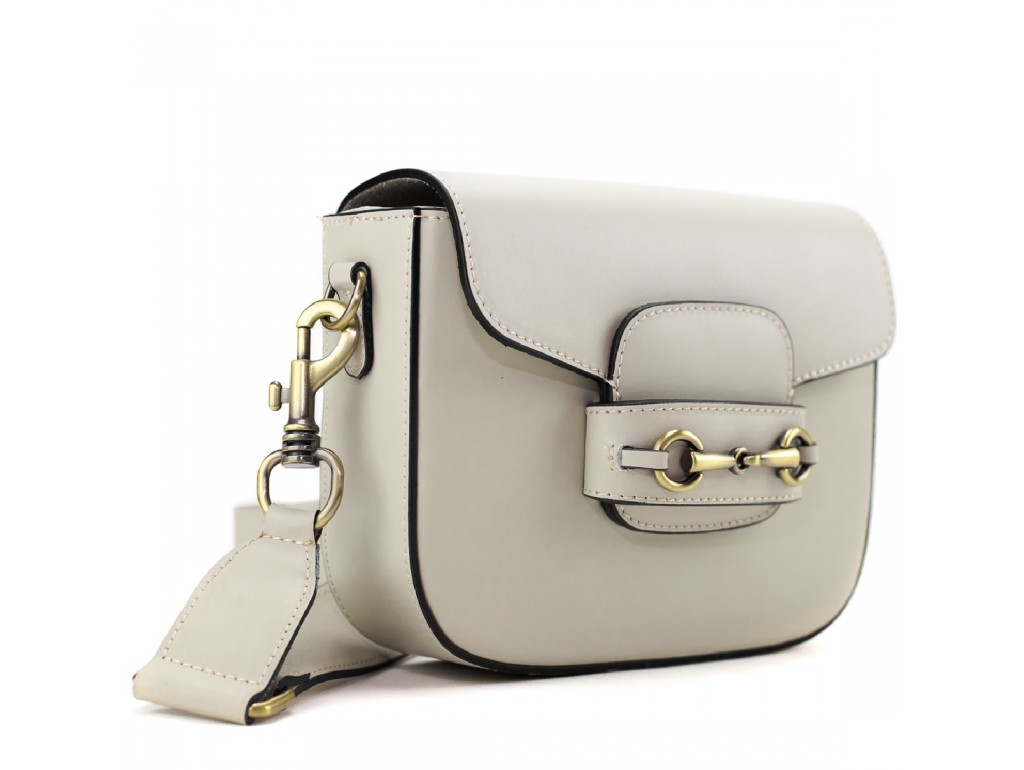 Женская маленькая сумочка на широком ремешке Firenze Italy F-IT-061WG - Royalbag