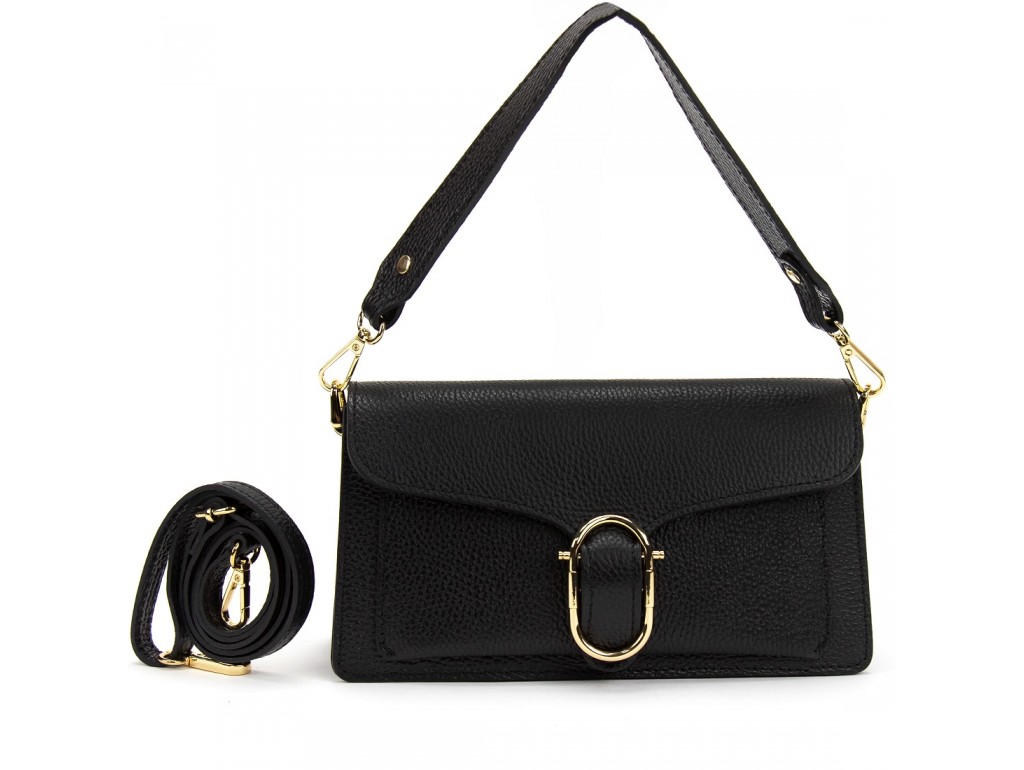 Женская черная маленькая сумка Firenze Italy F-IT-1012A - Royalbag