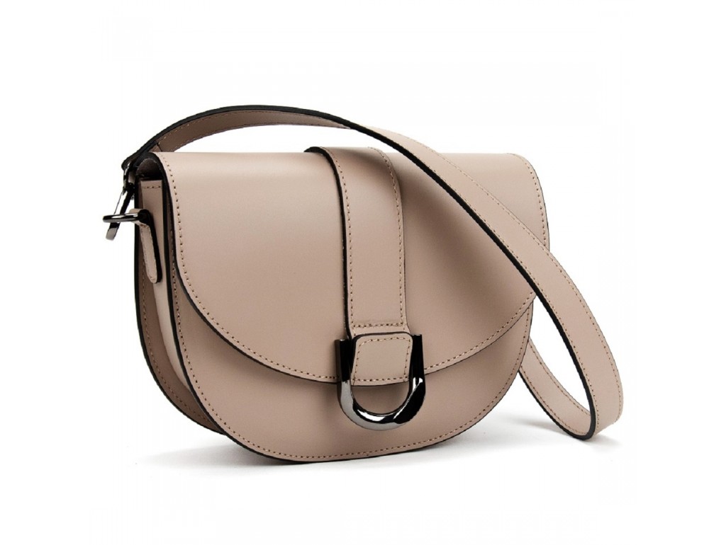 Стильна жіноча шкіряна сумочка напівкругла Firenze Italy F-IT-1030TL - Royalbag Фото 1