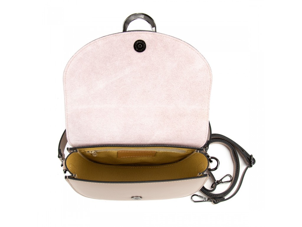 Стильна жіноча шкіряна сумочка напівкругла Firenze Italy F-IT-1030TL - Royalbag
