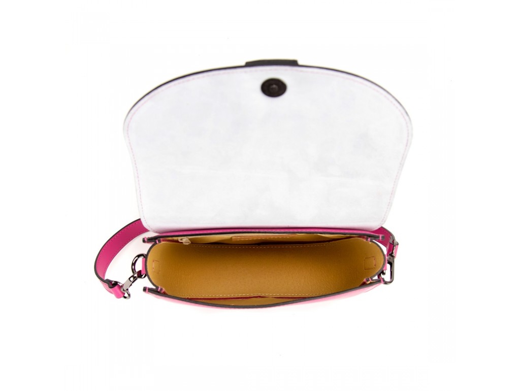 Стильная кожаная женская сумочка полукруглая Firenze Italy F-IT-1030VL - Royalbag