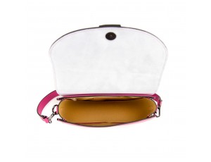 Стильна жіноча шкіряна сумочка напівкругла Firenze Italy F-IT-1030VL - Royalbag