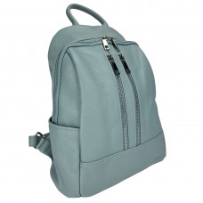 Шкіряний жіночий рюкзак блакитного кольору Firenze Italy F-IT-5553BL - Royalbag Фото 2