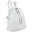Шкіряний жіночий рюкзак білого кольору Firenze Italy F-IT-5553W - Royalbag