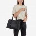 Класична жіноча шкіряна чорна сумка Firenze Italy F-IT-7601A - Royalbag Фото 8