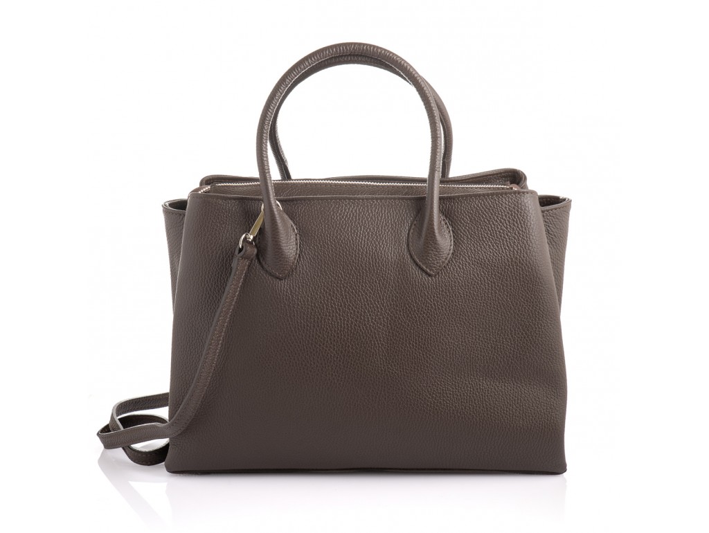 Классическая женская сумка коричневая Firenze Italy F-IT-7605C - Royalbag