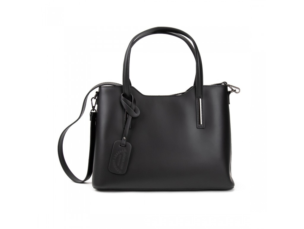 Зручна класична жіноча шкіряна сумка Firenze Italy F-IT-7608A-2 - Royalbag