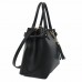 Классическая женская черная кожаная сумка Firenze Italy F-IT-7611A - Royalbag Фото 5