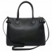 Классическая женская черная кожаная сумка Firenze Italy F-IT-7611A - Royalbag Фото 4