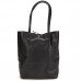 Жіноча шкіряна чорна сумка шоппер Firenze Italy F-IT-7622A - Royalbag Фото 4