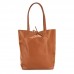 Жіноча шкіряна коричнева сумка шоппер Firenze Italy F-IT-7622С - Royalbag Фото 6