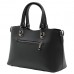 Черная кожаная женская сумка средних размеров Firenze Italy F-IT-7627A - Royalbag Фото 4