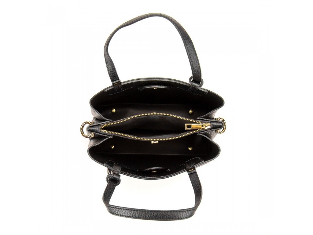 Елегантная женская черная сумка Firenze Italy F-IT-8705A - Royalbag