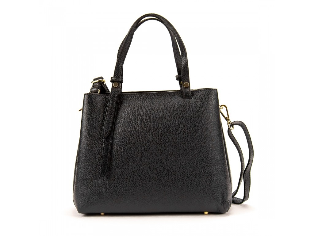 Елегантная женская черная сумка Firenze Italy F-IT-8705A - Royalbag