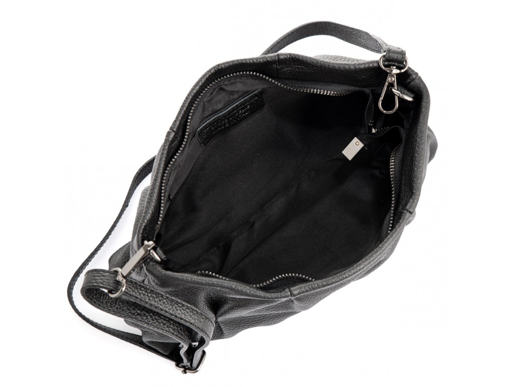 М'яка сумка жіноча чорна Firenze Italy F-IT-8708A - Royalbag