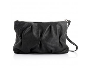 Мягкая женская сумочка черная Firenze Italy F-IT-8708A - Royalbag