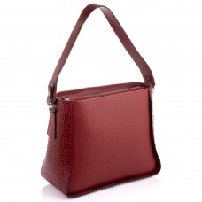 Жіноча шкіряна сумка червоного кольору Firenze Italy F-IT-8712R - Royalbag Фото 2