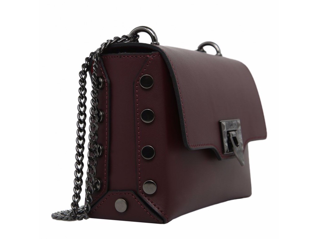 Женская кожаная сумка с цепочкой Firenze Italy F-IT-9812BO - Royalbag