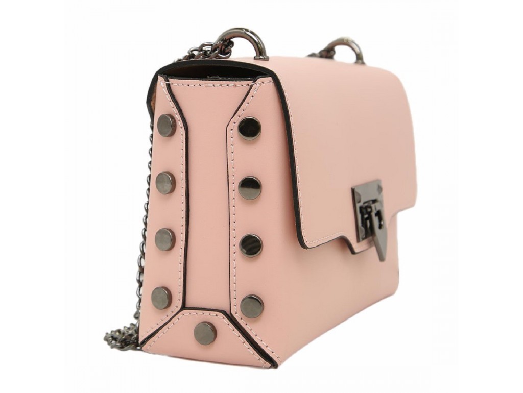 Жіноча шкіряна сумка з ланцюжком Firenze Italy F-IT-9812P - Royalbag