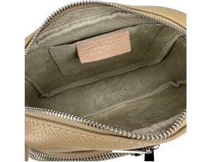 Жіноча шкіряна сумочка з широким ременем Firenze Italy F-IT-9830-1B - Royalbag