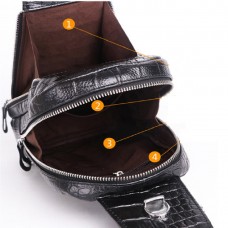 Стильная кожаная сумка-слинг Tiding Bag FL-A25F-5010A - Royalbag