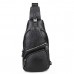 Черный кожаный слинг Tiding Bag FL-A25F-5026A - Royalbag Фото 4