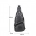 Черный кожаный слинг Tiding Bag FL-A25F-5026A - Royalbag Фото 8