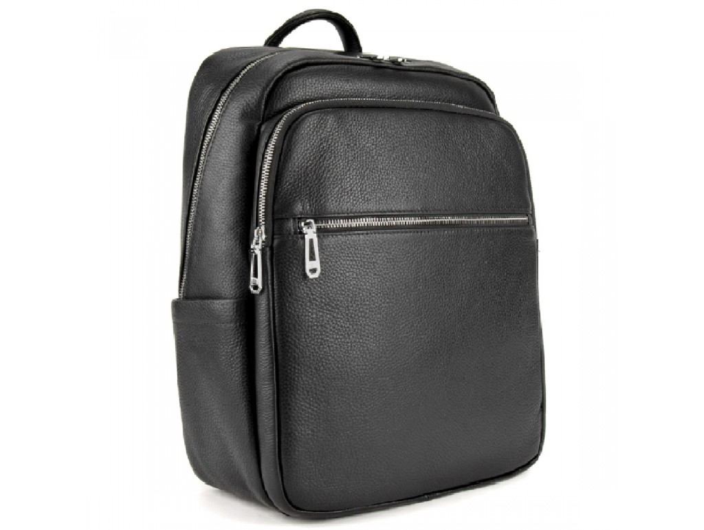 Мужской кожаный рюкзак на два отдела TIDING BAG FL-N2-0201A - Royalbag