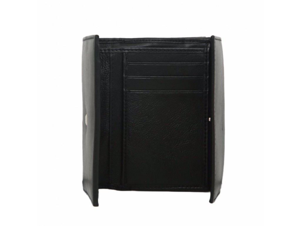 Кожаный черный кошелек Firenze Italy IT-8898AA - Royalbag