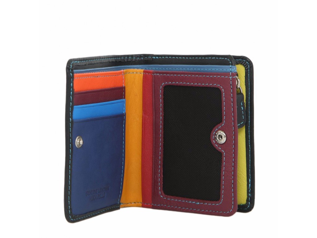 Жіночий вертикальний гаманець на кнопці Firenze Italy IT-ML-8204A - Royalbag