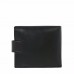 Класичне чорне чоловіче шкіряне портмоне Firenze Italy IT-R011A - Royalbag Фото 4