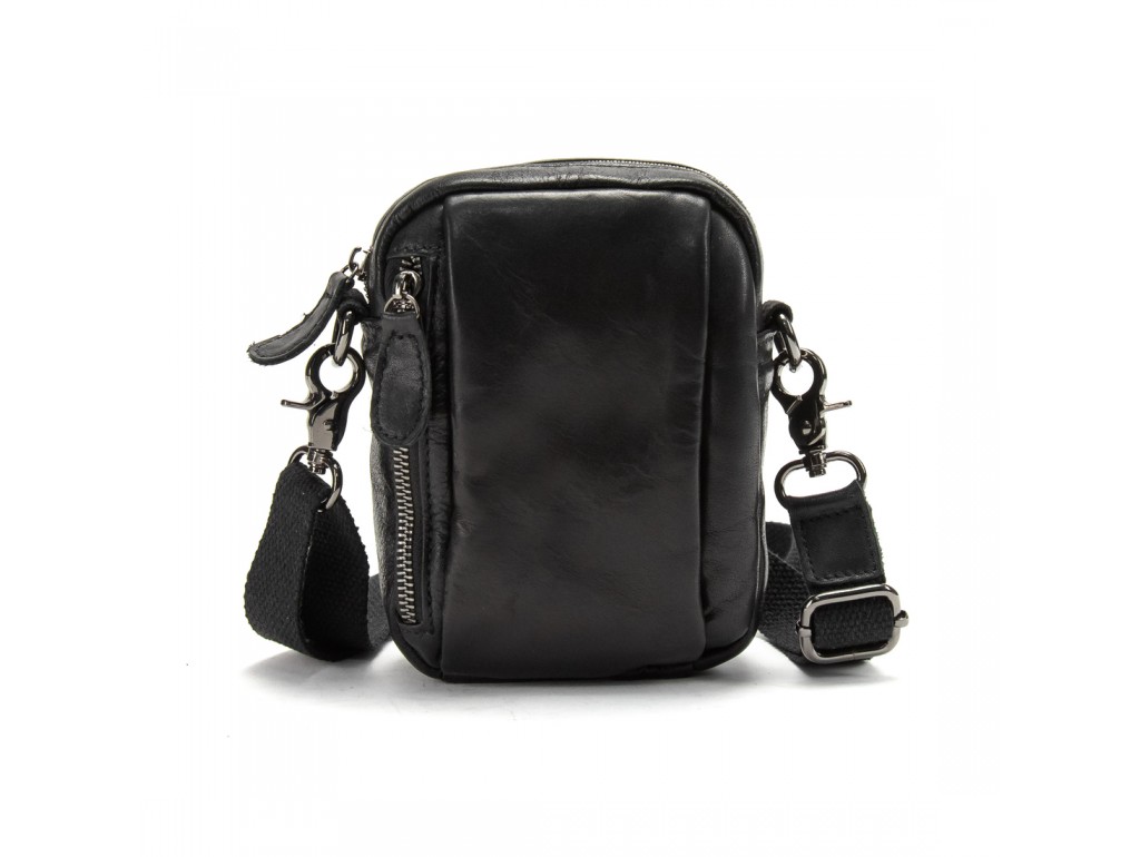 Міні-сумка через плече шкіряна чоловіча Tiding Bag M39-6072A - Royalbag