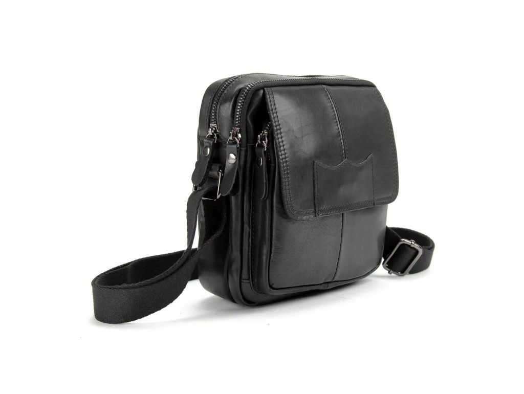 Маленькая мужская сумка через плече Tiding Bag M39-6081A - Royalbag Фото 1