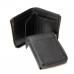 Небольшое черное портмоне на молнии Tiding Bag M39-9600A - Royalbag Фото 3