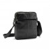 Мужской кожаный мессенджер черного цвета Tiding Bag M56-2058A - Royalbag Фото 7
