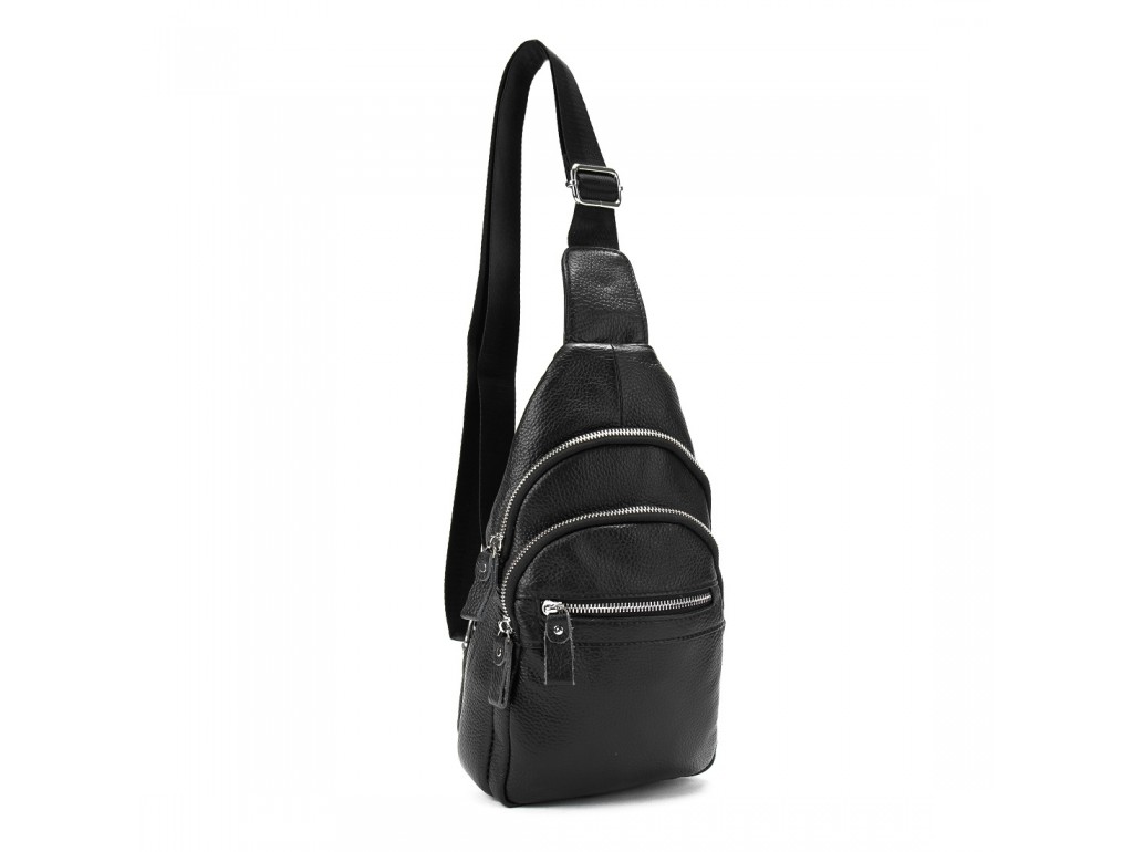 Кожаная сумка слинг Tiding Bag M56-8643A - Royalbag Фото 1