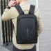 Классический текстильный рюкзак для документов Confident N1-10129A - Royalbag Фото 3