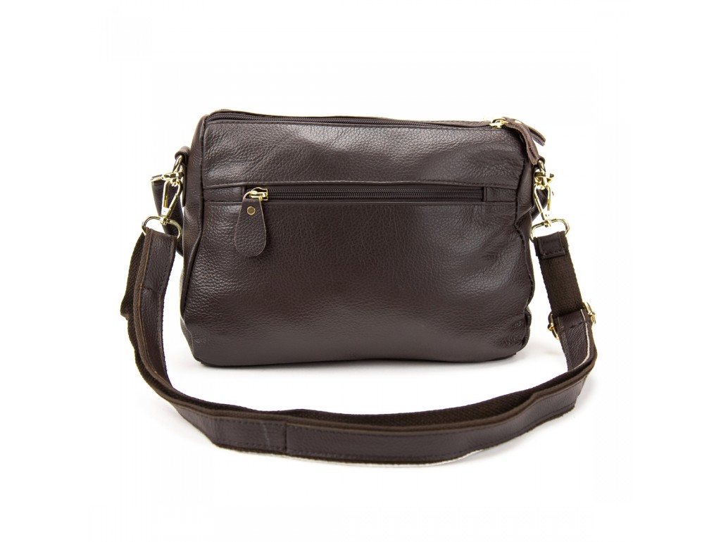 Жіноча шкіряна сумка коричнева Riche NM20-W1195C - Royalbag