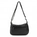Жіноча чорна сумка через плече з натуральної шкіри Riche NM20-W2024A - Royalbag Фото 4