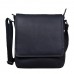 Шкіряна сумка через плече в чорному кольорі Tavinchi R-3161A - Royalbag Фото 5