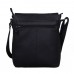 Кожаная сумка через плечо в черном цвете Tavinchi R-3161A - Royalbag Фото 4