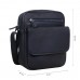 Шкіряна сумка через плече в чорному кольорі Tavinchi R-3375A - Royalbag Фото 6