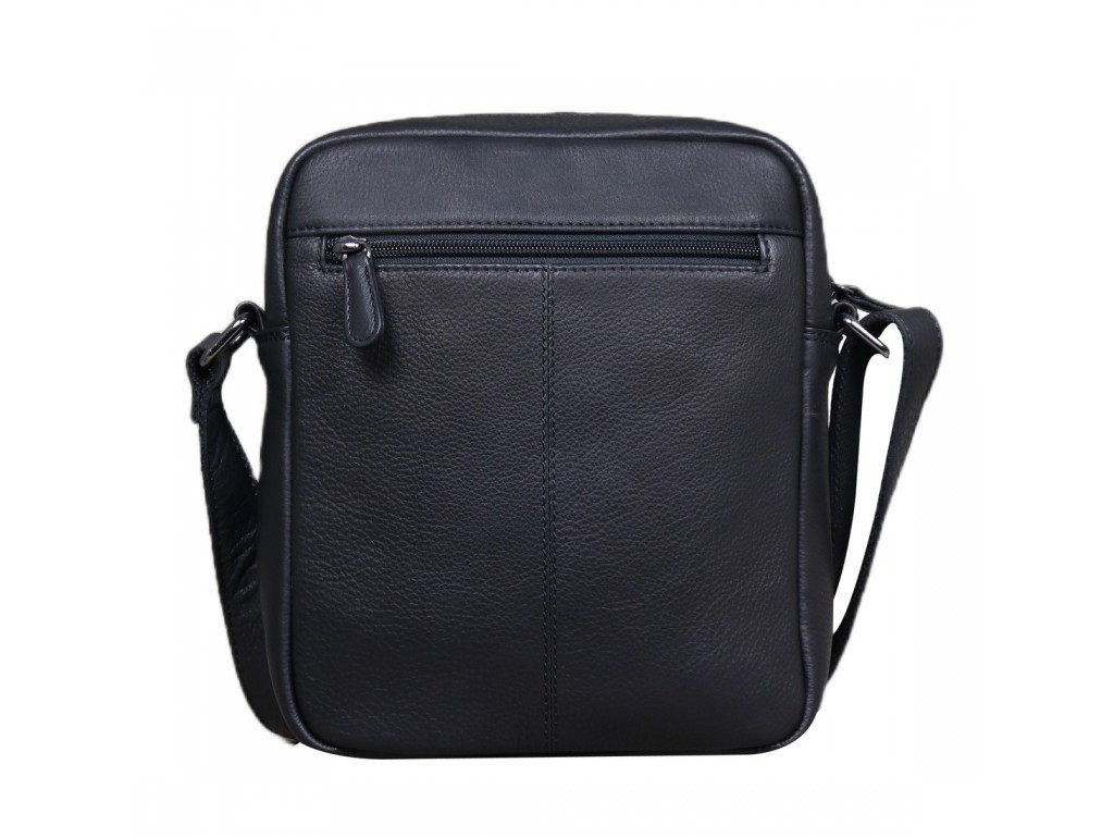 Кожаная сумка через плечо в черном цвете Tavinchi R-3375A - Royalbag